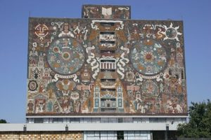 Mosaico aplicado à arquitetura. México