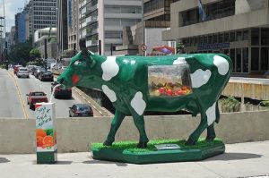 Pintada por Toni Machado e exposta na Avenida Paulista - São Paulo - Brasil