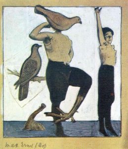 "Local de Nascimento de Dada"- 1920 - Colagem de Max Ernst