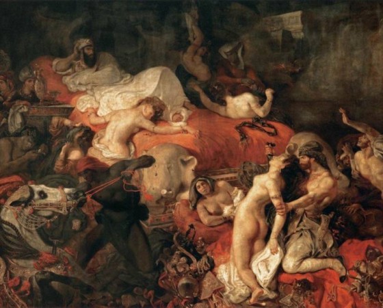 Resultado de imagem para a morte de sardanapalo delacroix